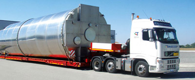 Camion Cisterna con rimorchio