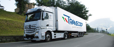 Camion frigo transcoop bianco
